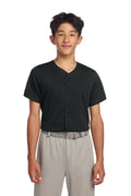 Sport-Tek Youth PosiCharge Tough Mesh Full-Button Jersey