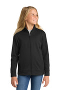 Sport-Tek Youth Sport-Wick Fleece Full-Zip Jacket