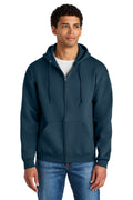 Jerzees Rugged Unisex Full-Zip Hooded Sweatshirt