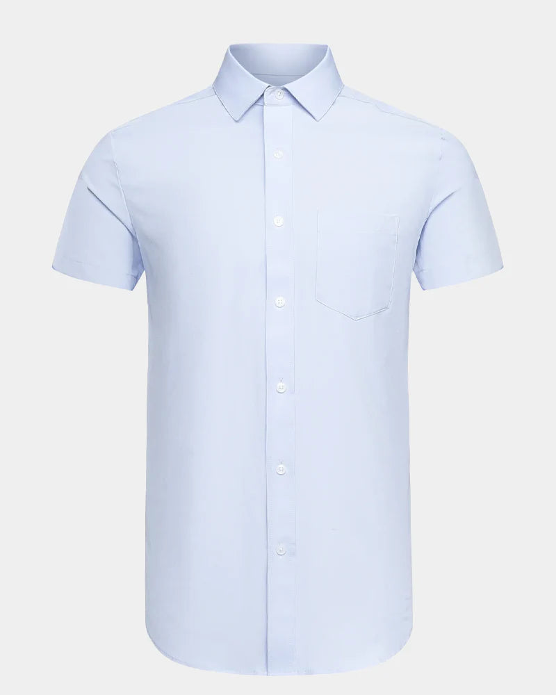 Phenom Classic Short Sleeve Solid Dress Shirt
