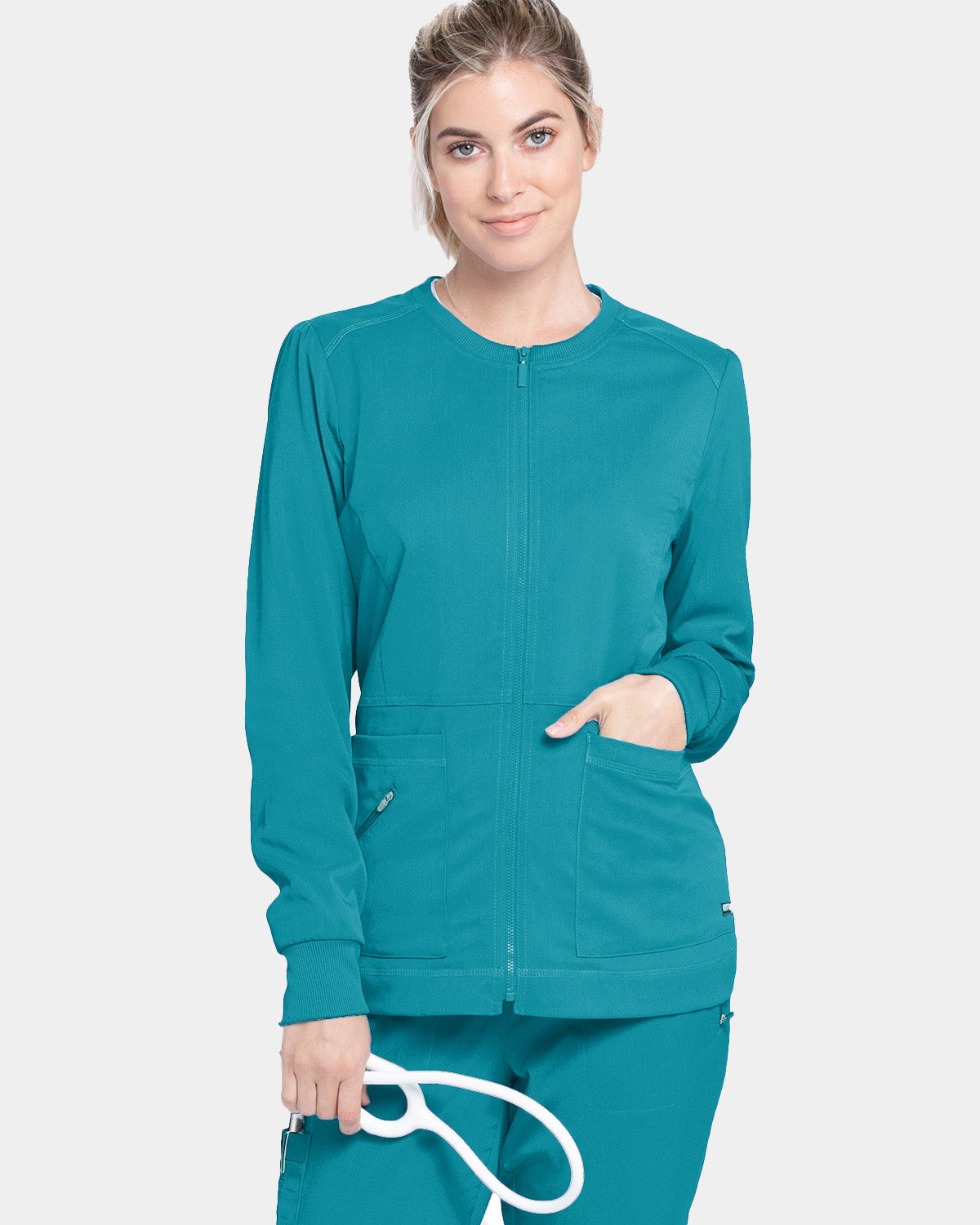 Barco - Grey's Anatomy Stretch - Women's Three Pocket Zip-Up MIllie Jacket (All Colors)