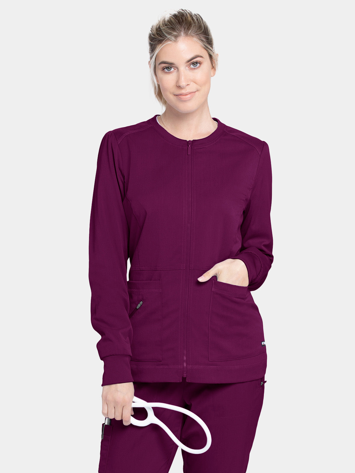 Barco - Grey's Anatomy Stretch - Women's Three Pocket Zip-Up MIllie Jacket (All Colors)