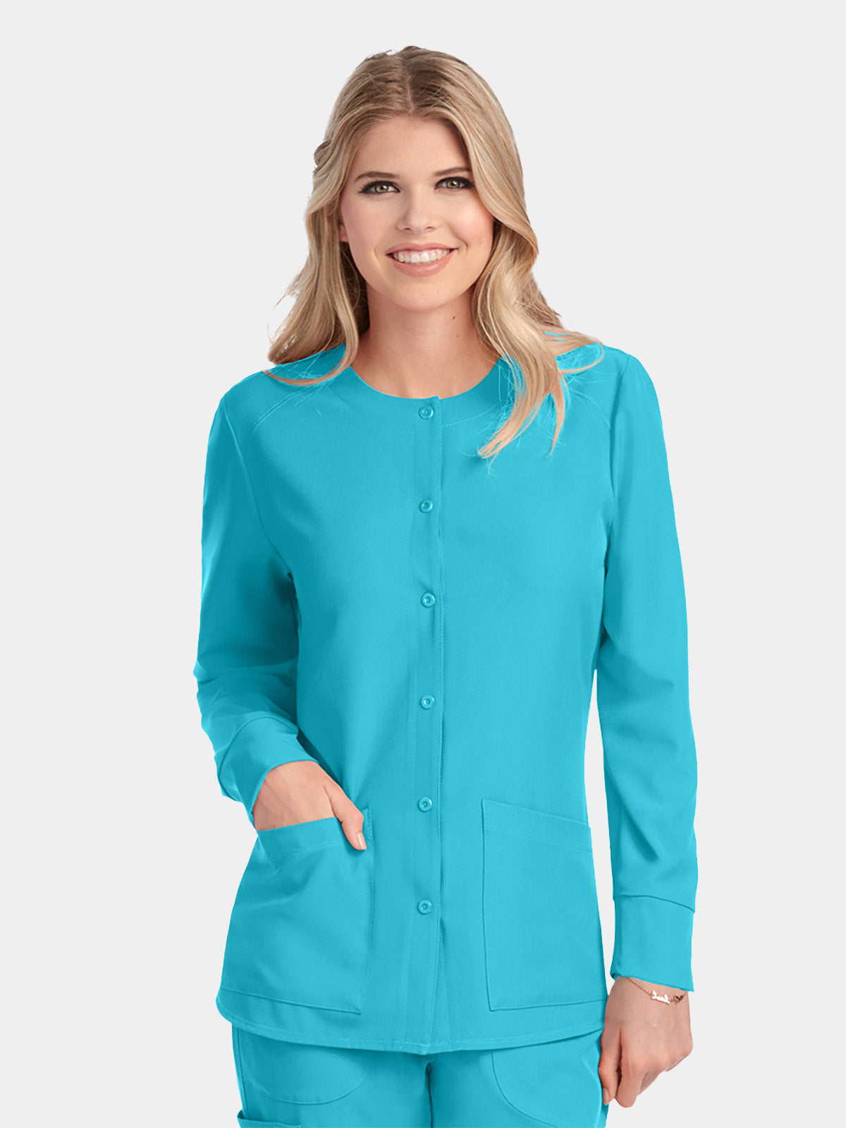 Barco - Skechers - Women's Two Pocket Snap-Front Stability Warm-Up Jacket (All Colors)