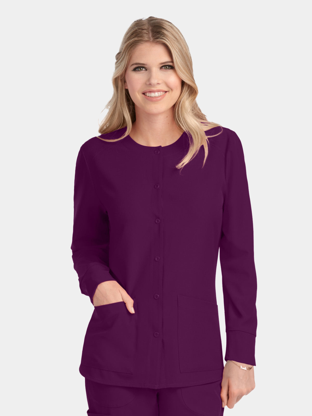Barco - Skechers - Women's Two Pocket Snap-Front Stability Warm-Up Jacket (All Colors)