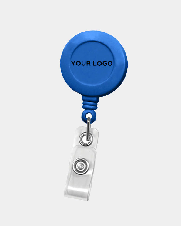 Clip-On Retractable Badge Holder - Opaque - Full Color