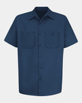 Red Kap Men's Cotton Short Sleeve Uniform Shirt