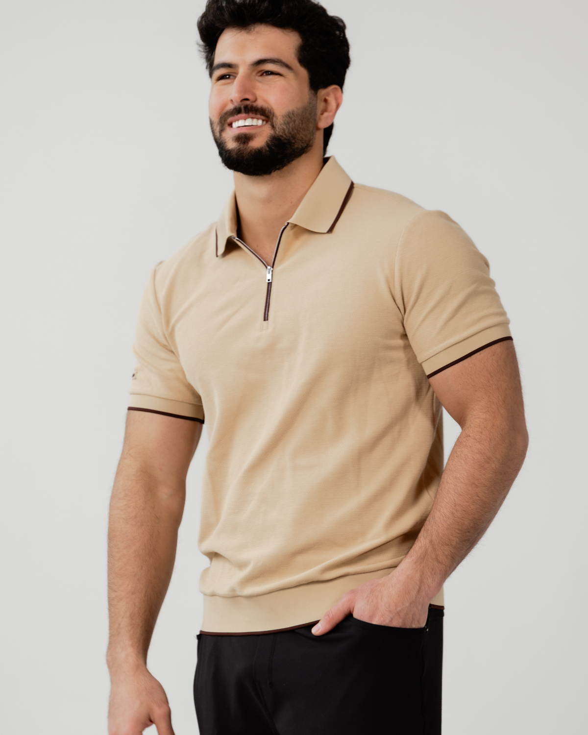 Vanguard Zip Polo