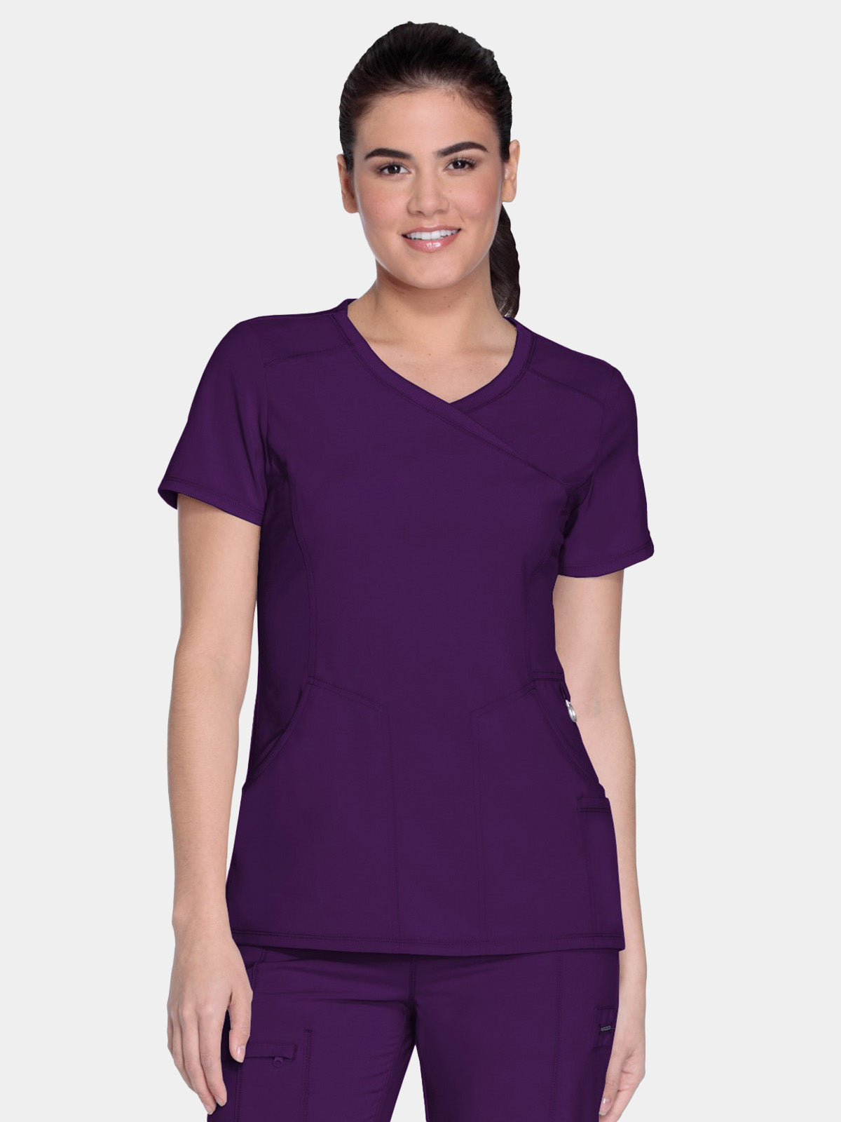 Infinity - Women's 4 Pocket Mock Wrap Top (All Colors)