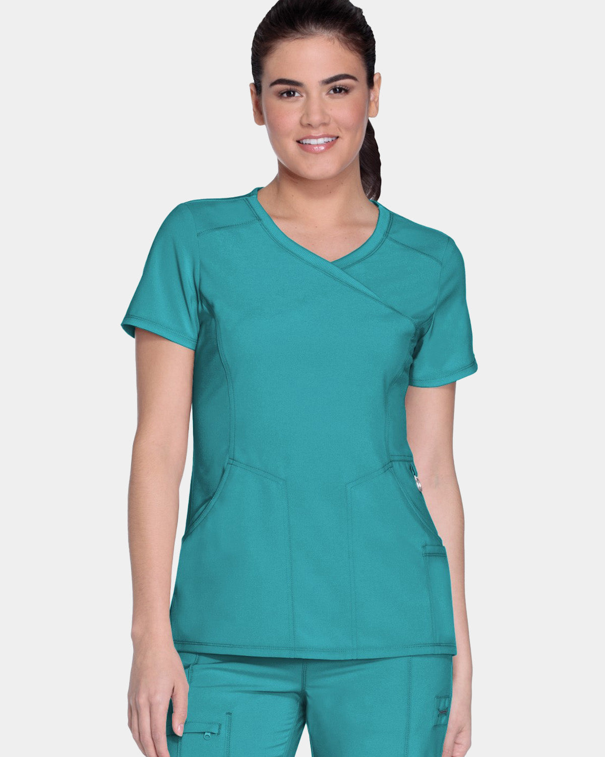 Infinity - Women's 4 Pocket Mock Wrap Top (All Colors)