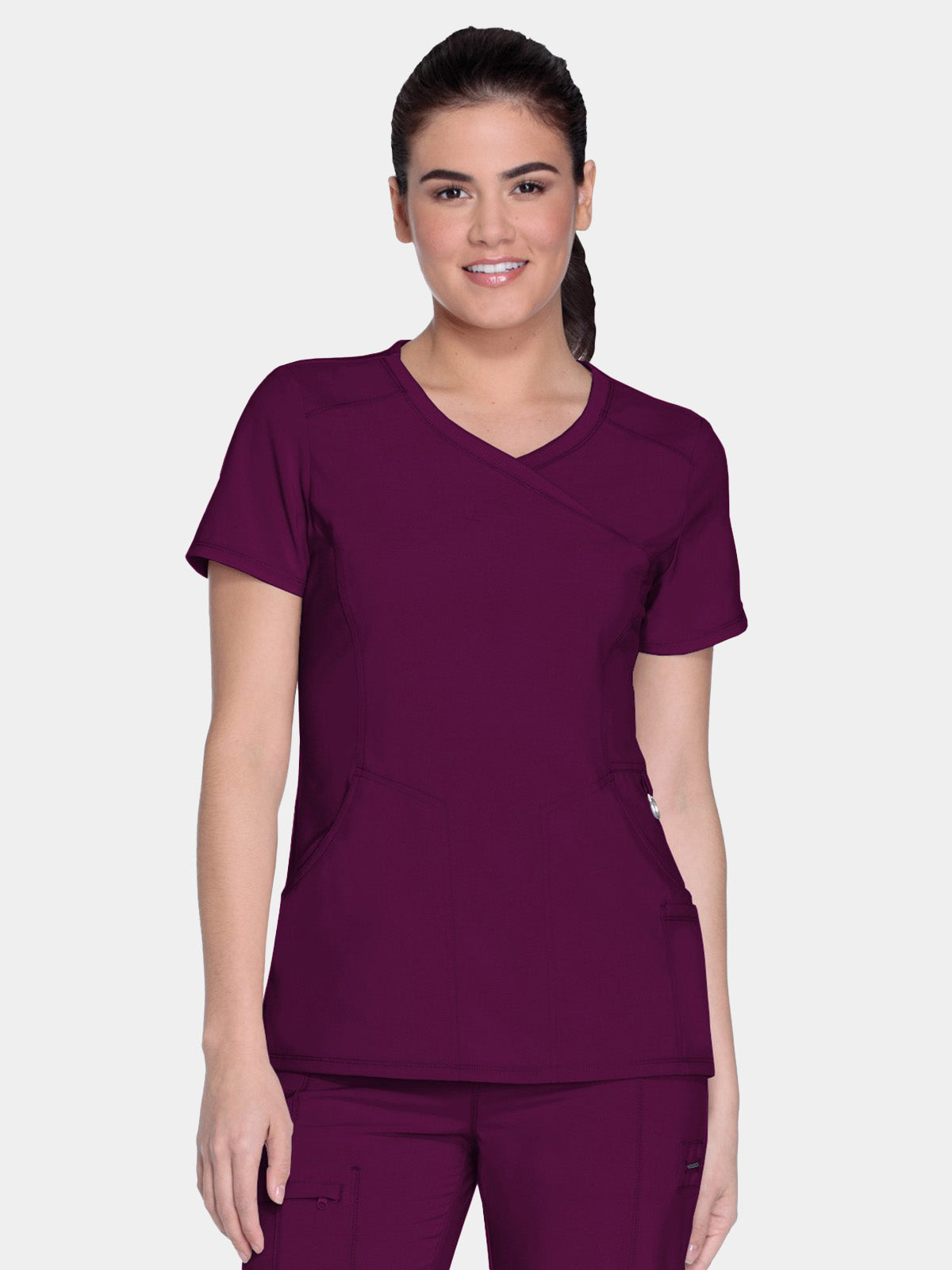 Infinity - Women's 4 Pocket Mock Wrap Top (All Colors)