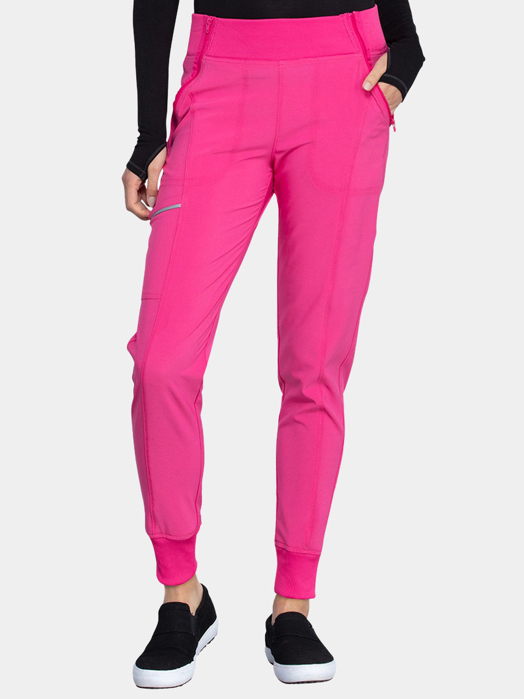 Infinity - Women's Rib-knit Elastic Mid Rise Jogger Pant (All Colors)