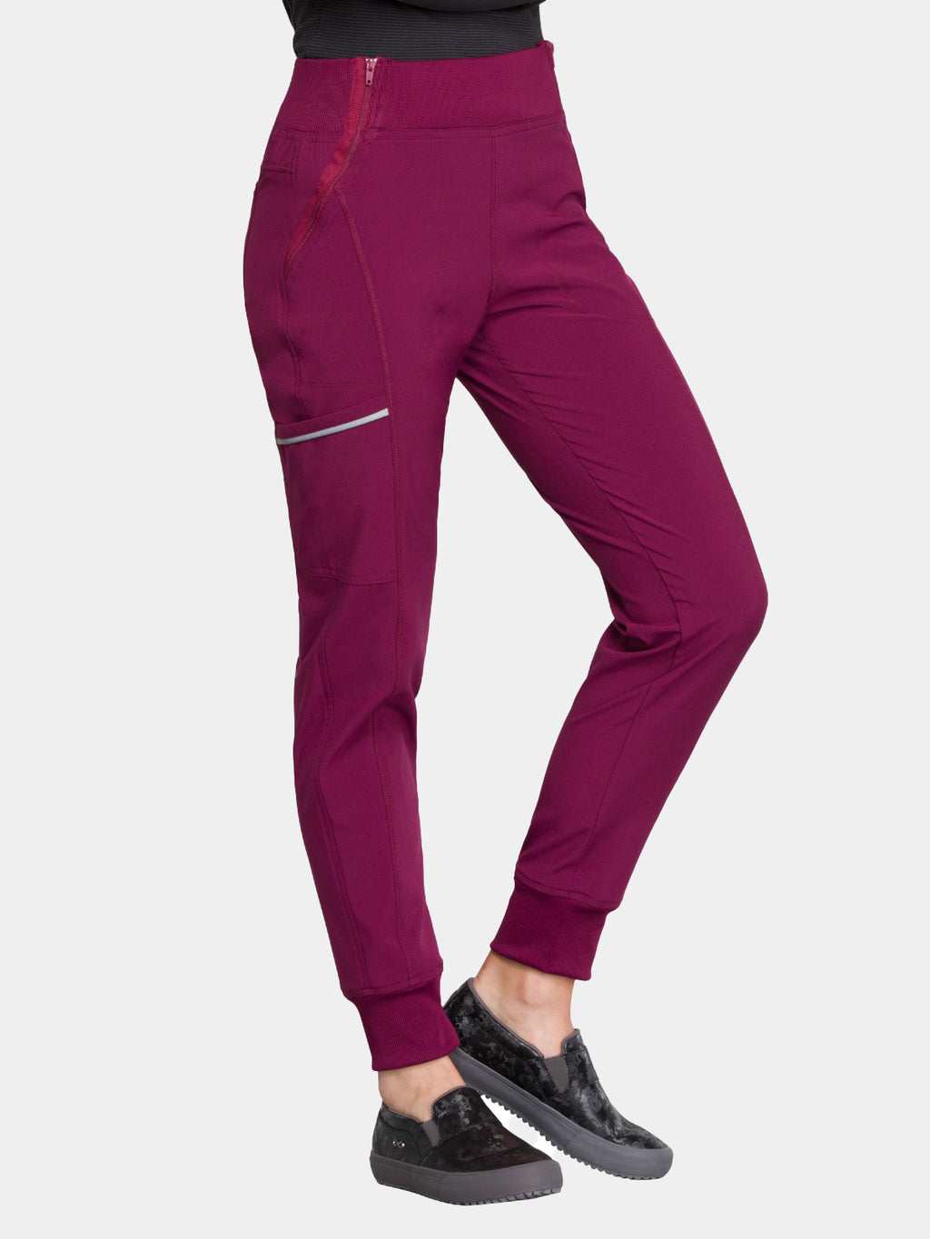 Infinity - Women's Rib-knit Elastic Mid Rise Jogger Pant (All Colors)