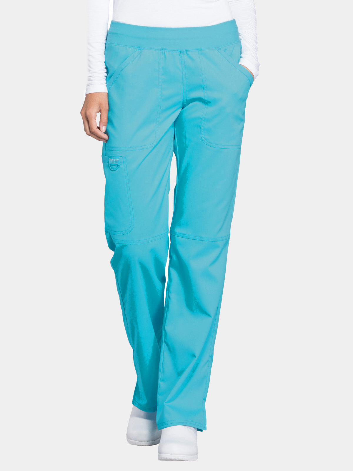 Cherokee - Workwear Revolution - Mid Rise Straight Leg Pull-on Pant (All Colors)