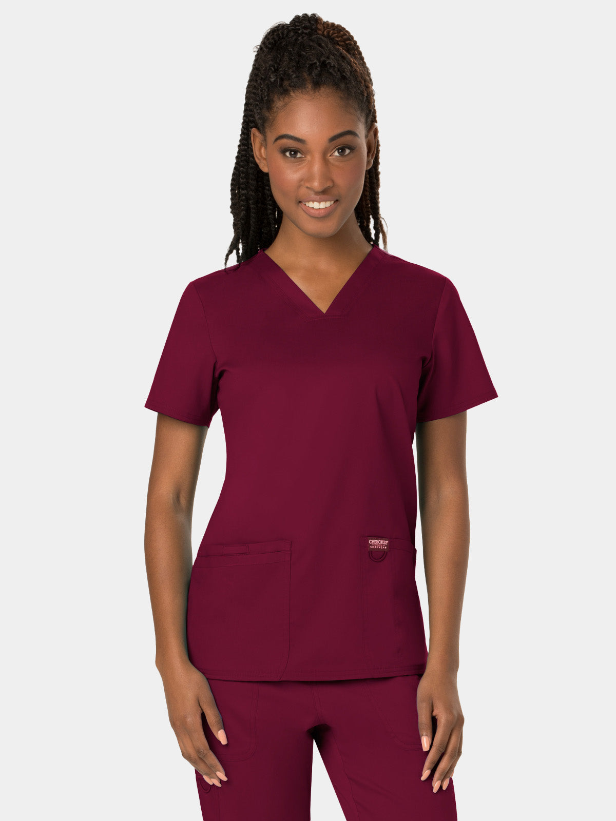 Cherokee - Workwear Revolution - Women's V-Neck Top (All Colors)